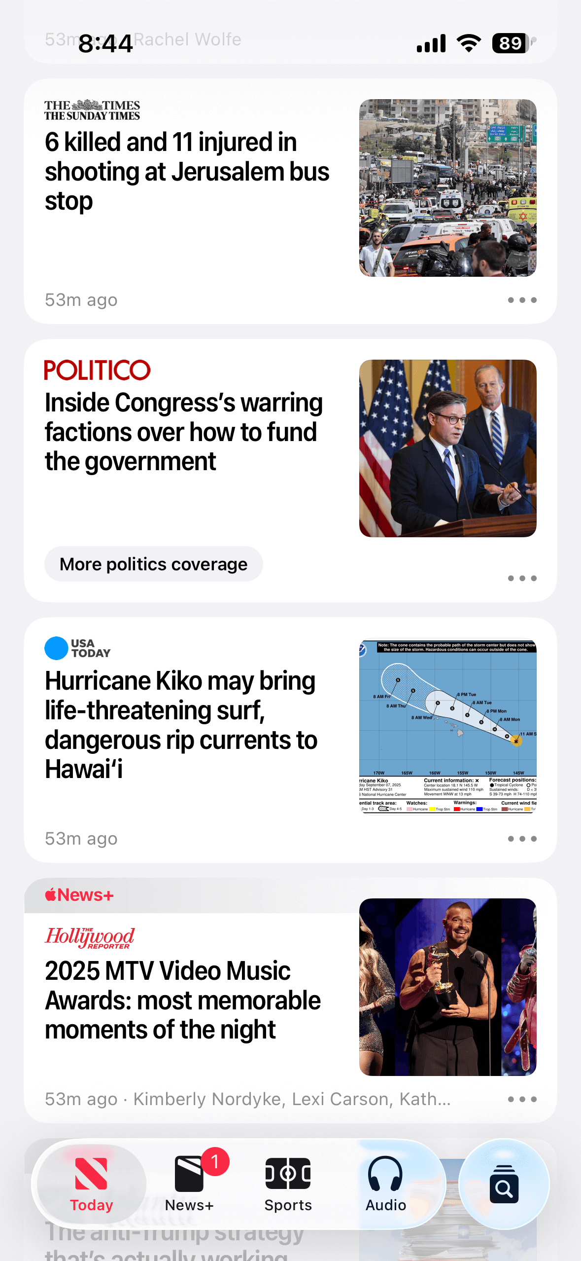 Apple iOS 26 news app