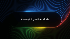 Chat interface of Google AI Mode from a Google blog
