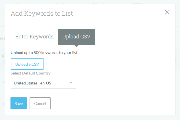 Add Keywords to List Functionality in Moz Keyword Explorer