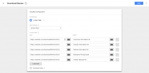 Google Tag Manager Lookup Table