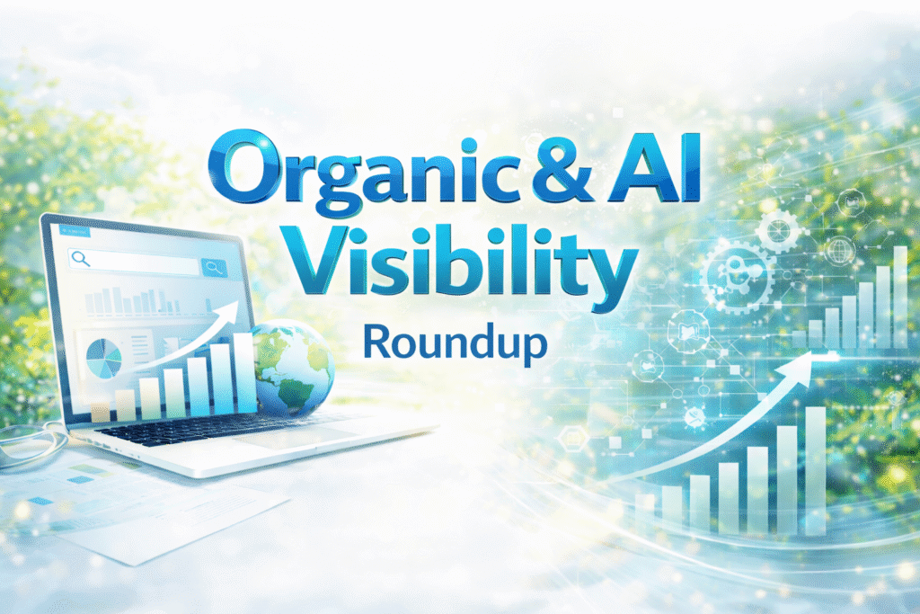 Organic & AI Visibility Roundup Banner