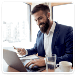 Business man working