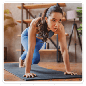 Woman working out