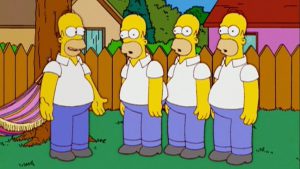 Clones of Homer Simpsons