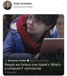 People Are Furious Over Apple's "What's a Computer?" Commercial