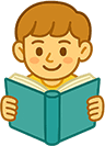 a child reading a book