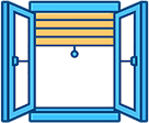 an open window