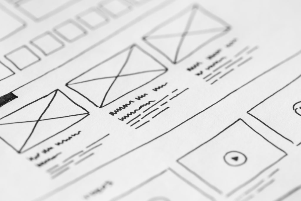 Sketched Wireframe