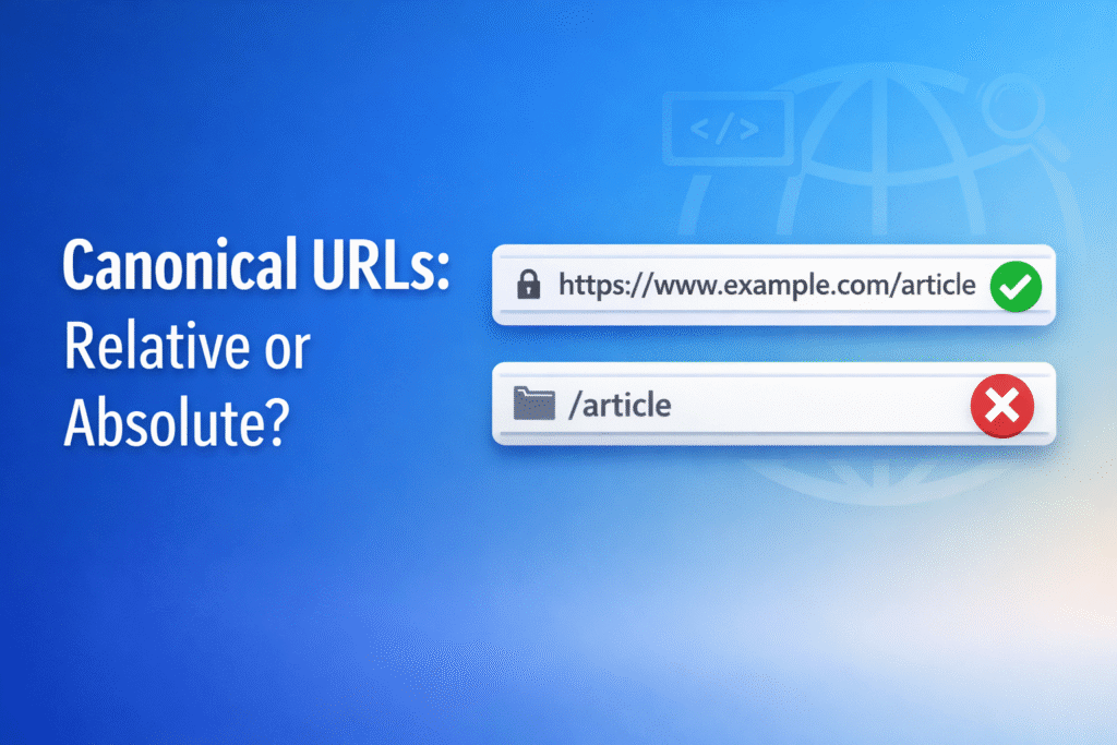 Relative or Absolute canonicals