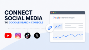 Connect social media accounts to Google Search Console
