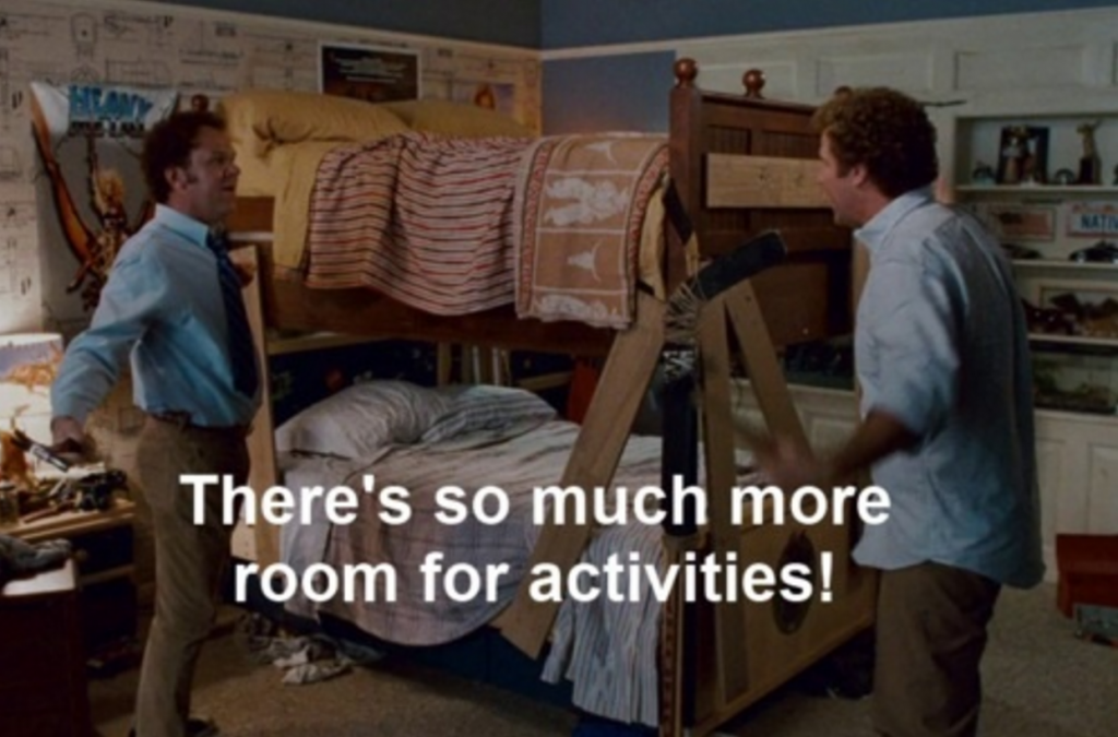 Step Brothers Room for Activities